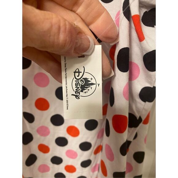 Disney Minnie Mouse Women’s Polka Dot Pajama Set Sets Size 1X - Picture 11 of 13